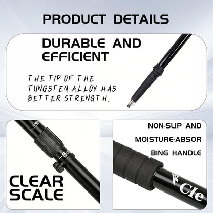 Telescopic Trekking Poles, Aluminum Alloy Material, Non-Slip Handles, Lightweight Yet Sturdy, Suitable for Men and Women, Ideal Choice for Outdoor Travel, Mountaineering, Hiking and Other Activities